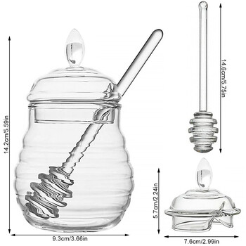 Honey Pot Βάζο Honey Storage Container Gadgets κουζίνας για τραπεζαρία