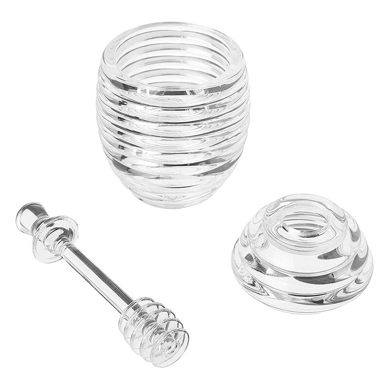 Borcan pentru oală cu miere Recipient de depozitare pentru miere Obiecte de bucătărie pentru masă