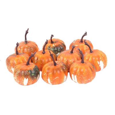 Mini Simulation Artificial Pumpkin Happy Halloween Decoration Prop Φθινοπωρινή συγκομιδή στεφάνι Φθινοπωρινή διακόσμηση γάμου Ημέρα των Ευχαριστιών