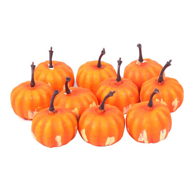 Mini Simulation Artificial Pumpkin Happy Halloween Decoration Prop Φθινοπωρινή συγκομιδή στεφάνι Φθινοπωρινή διακόσμηση γάμου Ημέρα των Ευχαριστιών