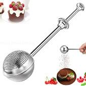 Powder Shaker Sugar Duster Αλεύρι Ζάχαρη κόσκινο για ζάχαρη άχνη και μπαχαρικά Εργαλείο διακόσμησης κέικ Αξεσουάρ ψησίματος
