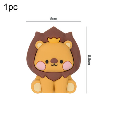 Safari Animal Cake Toppers Cute Lion Giraffe Monkey Topper Happy Birthday Cupcake Topper for Kids Jungle Birthday Party Cake Flag Decor