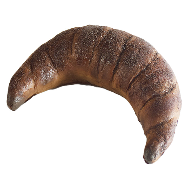 Croissant model de pâine franceză de simulare, recuzită pentru pâine falsă, potrivită pentru decorarea la coadă a magazinului de mărfuri de birou de birou de birou