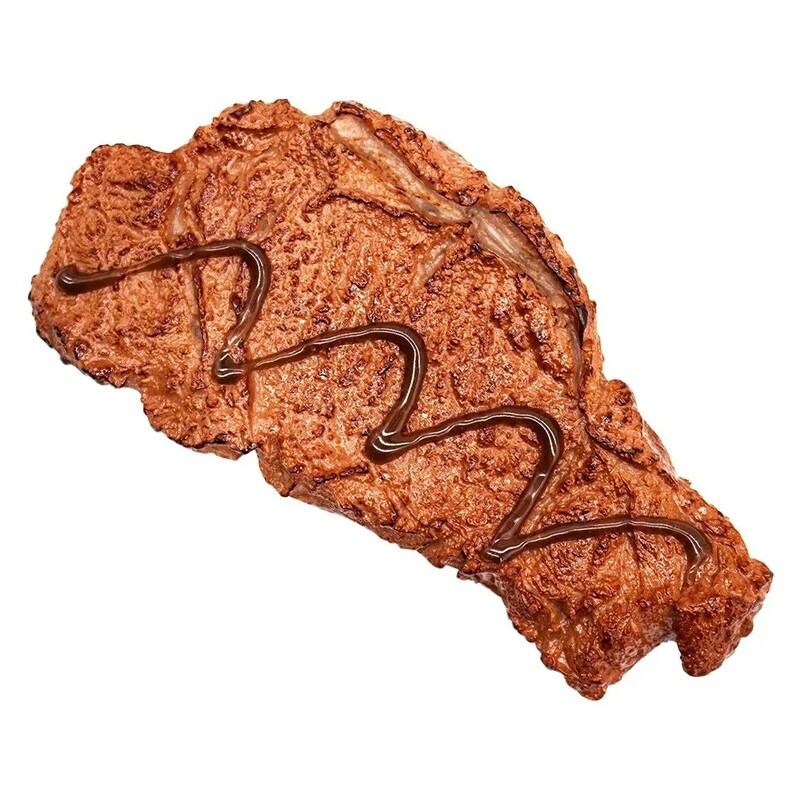 Simulare PVC Fals Friptură Model de mâncare Recuzită Fotografie Restaurant Decorare Recuzită Mâncare aspectuoasă și realistă Greutate ușoară