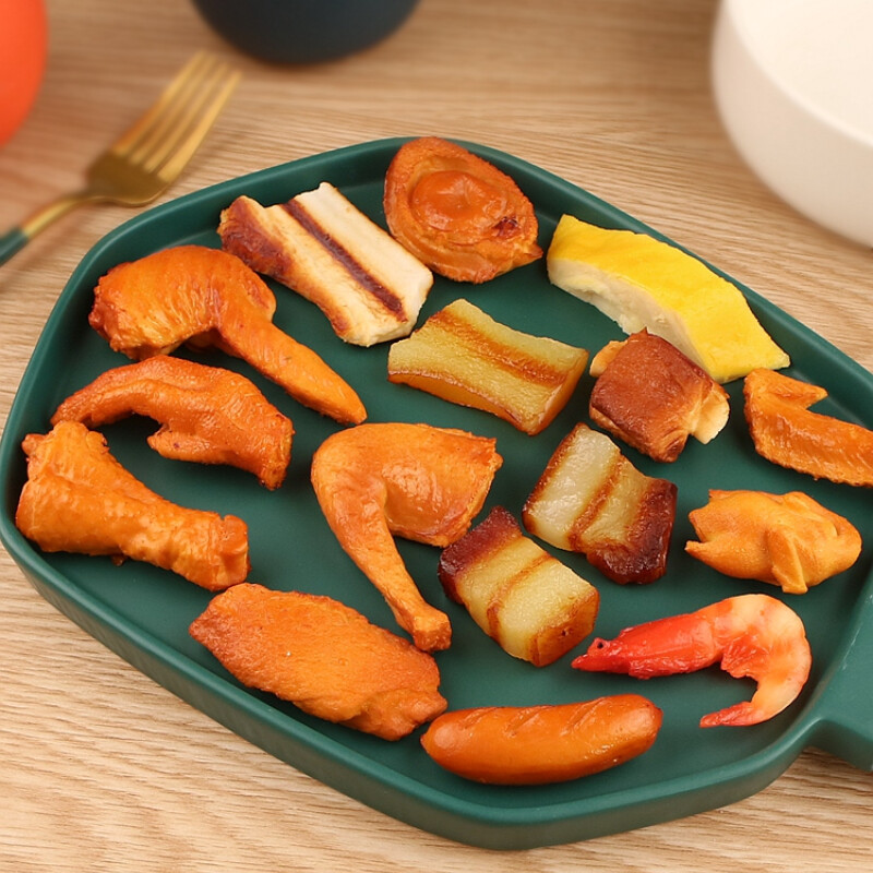 Model de mâncare de simulare pulpe de pui false mâncare cu carne Ornamente pentru vitrine de hotel Decorare pentru fotografiere Vase de recuzită jucării falsificate