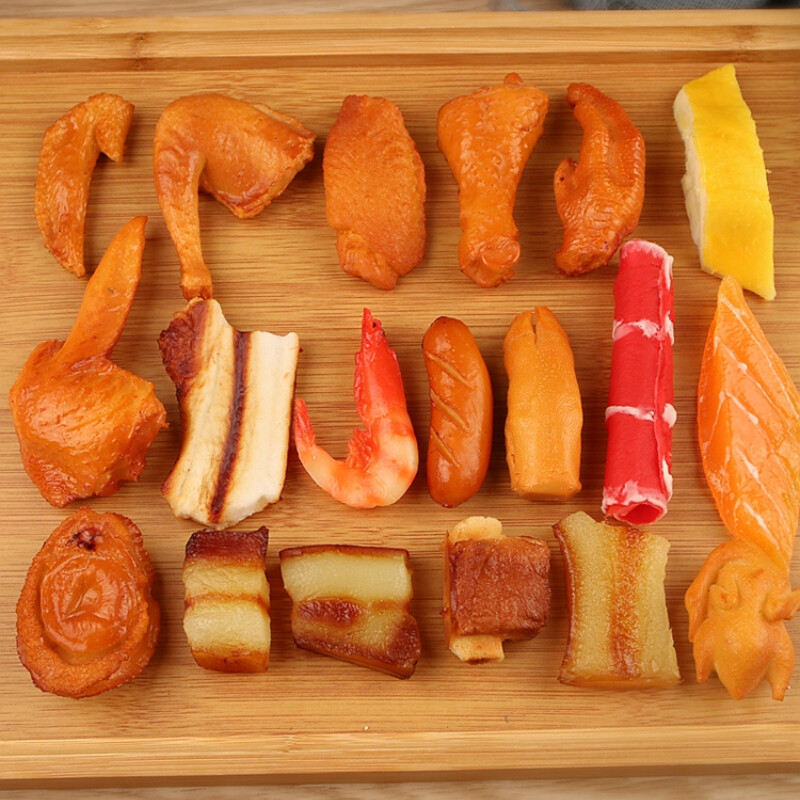 Model de mâncare de simulare pulpe de pui false mâncare cu carne Ornamente pentru vitrine de hotel Decorare pentru fotografiere Vase de recuzită jucării falsificate