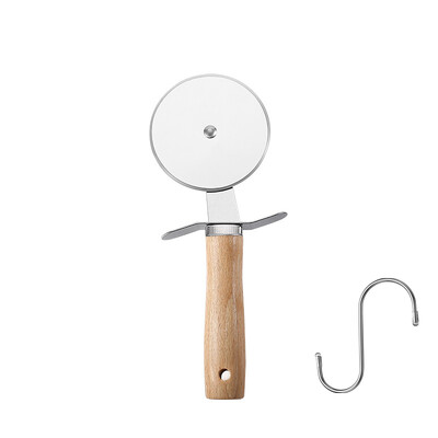 Gadget κουζίνας Μαγειρικά σκεύη Ξύλινη λαβή Παιχνίδι από ανοξείδωτο ατσάλι Σετ ψησίματος πίτσας Κόφτης αυγών Αυγοχτυπητής Κοστούμι τυρί μαχαίρι πλάνης