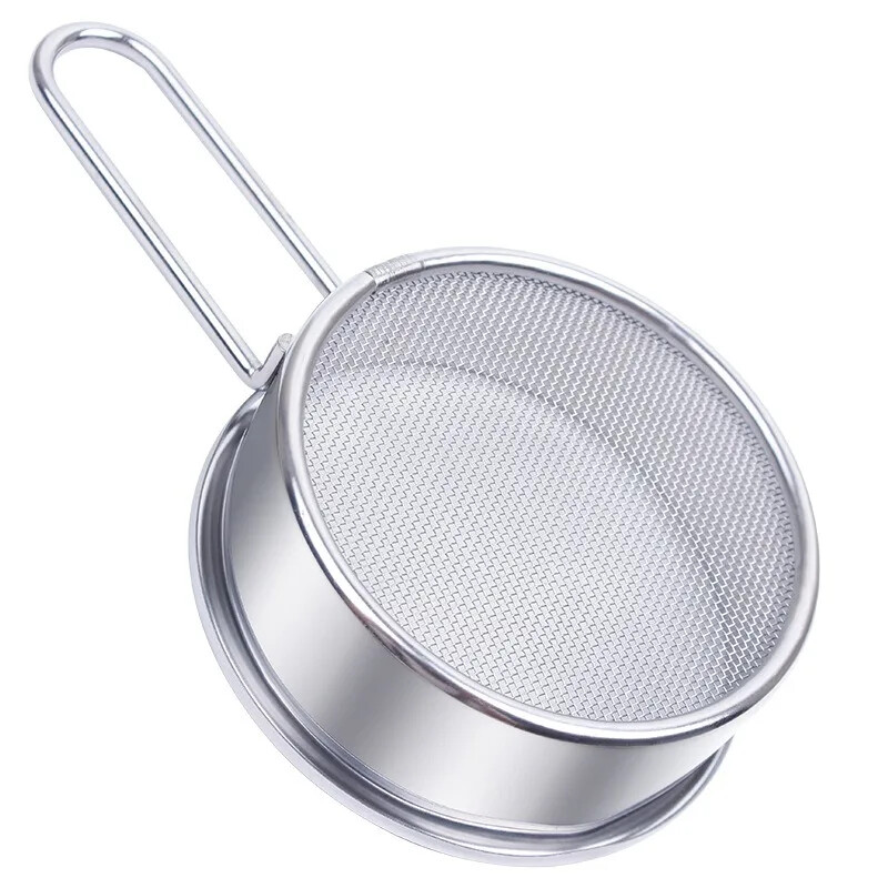 Tešlos kepimo įrankiai Milteliai Miltų tinklelis Sifter Cup Miltų sietelis Matcha Deserto sietelis Nerūdijančio plieno sietas Virtuvės įrankiai