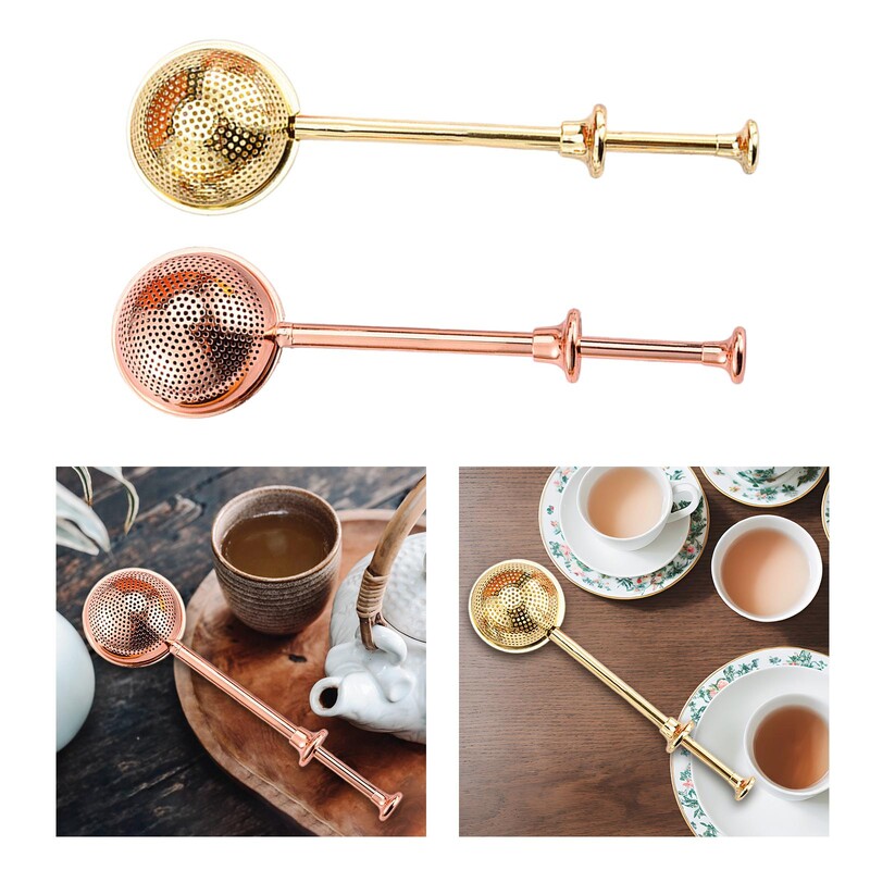 Arbatos infuzijos reikmenys daugiafunkciniai biriems arbatos lapams arbatos ceremonija Praktiška su rankenėle arbatos filtro tinklelio sietelis Arbatos sietelis
