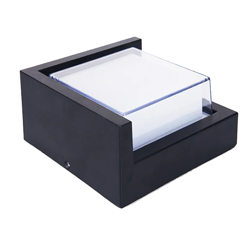 Erkély Vízálló kültéri világítás Veranda Kert LED Fali lámpa Külső kerítés Veranda Homlokzat Lámpa Fény Udvari Lépcső Dekor