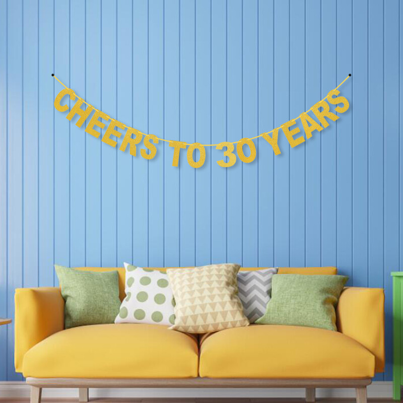 Arany Üdvözlet 16 18 20 21 éves zászlós zászlók 30. 40. 50. 60. 70. születésnapi party dekorációs kellékek sármány