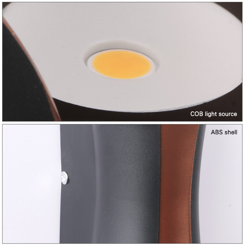 Kültéri dupla fejes fali lámpa Vízálló Led lámpa felfelé és lefelé udvari villa kerti erkéllyel ajtó tájkép kültéri ﻿