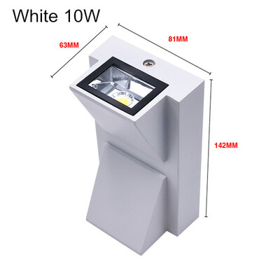 Φωτιστικό τοίχου Nordic LED 5W 10W Αδιάβροχο Εξωτερικό Κήπο Αυλή Διάδρομος Διάδρομος Μπαλκόνι Φωτιστικό AC110V 220V