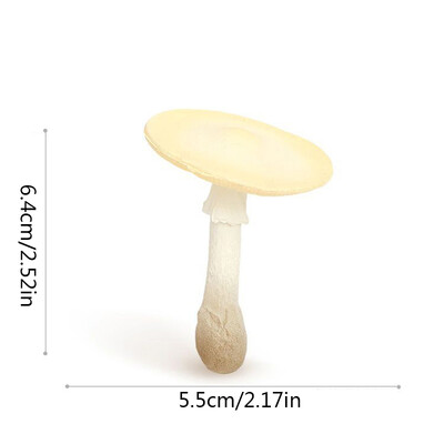 Προσομοίωση Μανιτάρι Τεχνητός Μύκητας Matsutake Oyster Figurines Fairy Garden Model Early Education Teaching Games Διακόσμηση σπιτιού