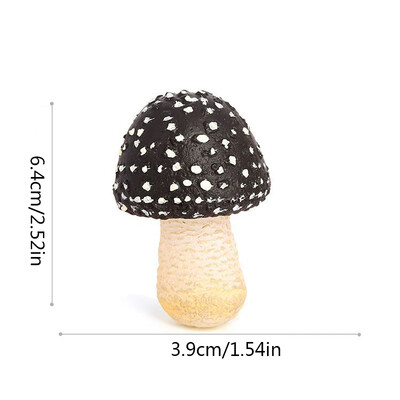 Προσομοίωση Μανιτάρι Τεχνητός Μύκητας Matsutake Oyster Figurines Fairy Garden Model Early Education Teaching Games Διακόσμηση σπιτιού