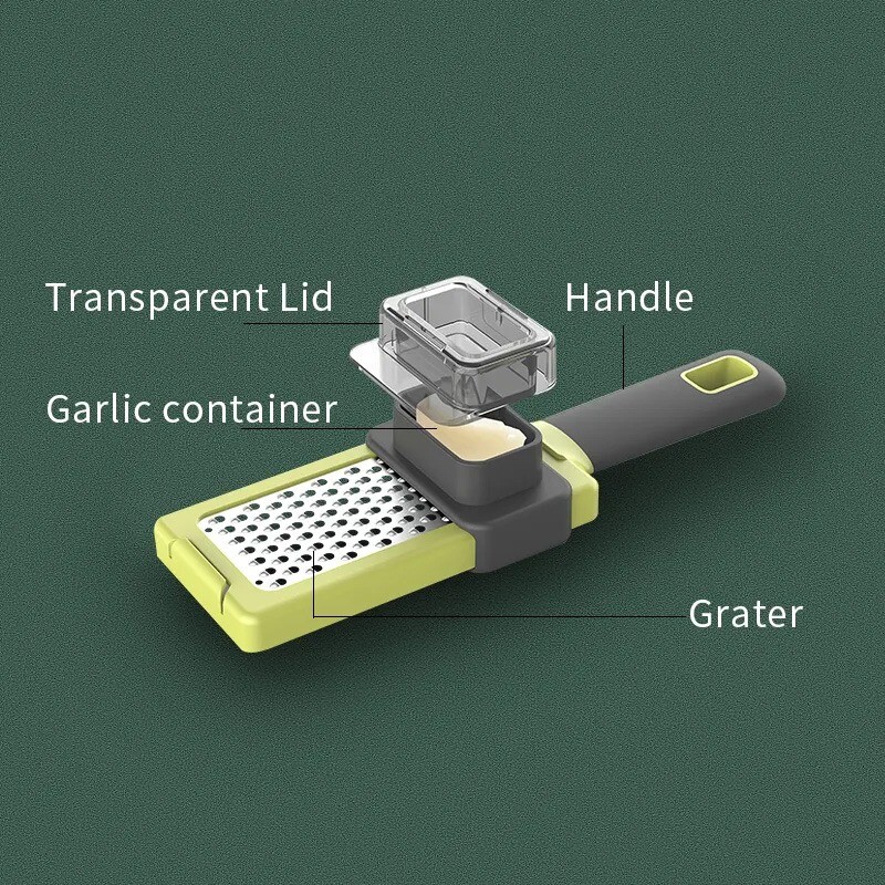 Gyömbéres fokhagyma reszelő Fokhagymaprés Gyömbérkés Kézi ételaprító Hagyma aprító Háztartási fokhagyma gyömbér daráló eszközök