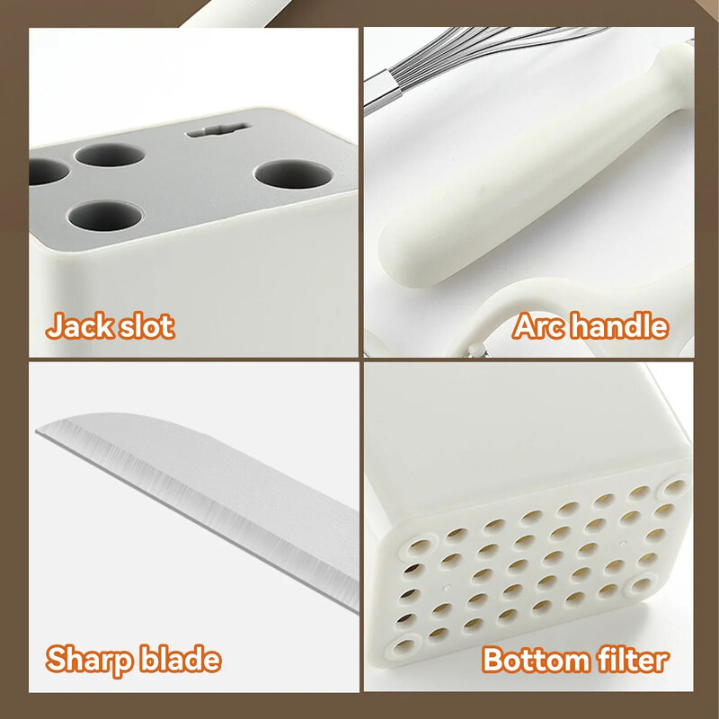 Nerūdijančio plieno skustuvas žirklės peilis kiaušinių plaktuvas butelių atidarytuvo rinkinys silikoninis kepimo rinkinys aliejaus teptukas Mentele grandiklis Virtuvės įrankiai