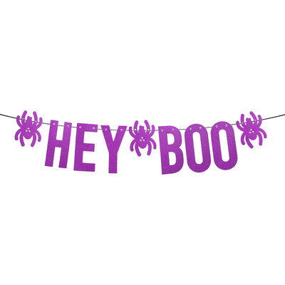 Happy Halloween Banner Κολοκύθα μοτίβο ρόπαλο Bunting Garland Διακόσμηση σπιτιού για τζάκι Halloween Theme Decorations Party Supplies