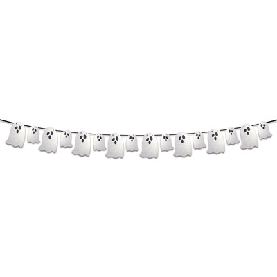 Happy Halloween Banner Κολοκύθα μοτίβο ρόπαλο Bunting Garland Διακόσμηση σπιτιού για τζάκι Halloween Theme Decorations Party Supplies