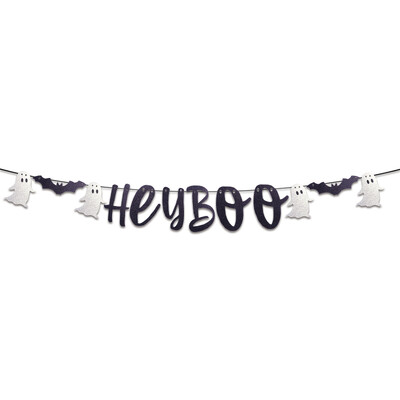 Happy Halloween Banner Κολοκύθα μοτίβο ρόπαλο Bunting Garland Διακόσμηση σπιτιού για τζάκι Halloween Theme Decorations Party Supplies