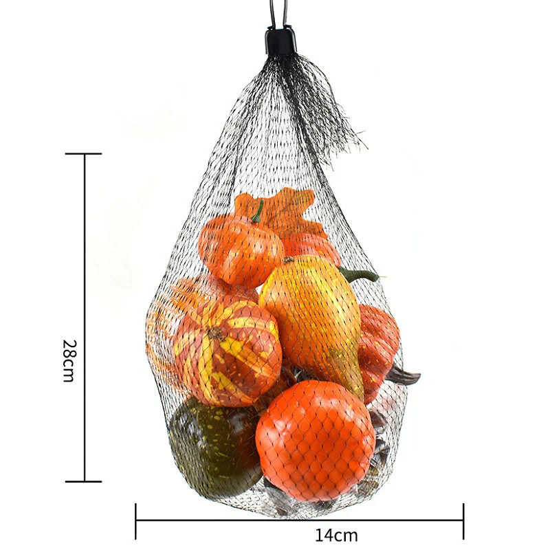 Őszi szüreti dekor kellékek mesterséges mini sütőtök tök makk bogyók juharlevél buli őszi lakberendezési kellékek