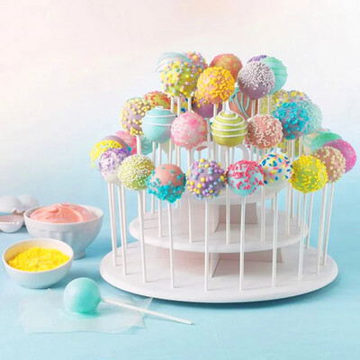 Lollipop display állvány Esküvői dekoráció torta pop állvány Lolly Holder Party szilikon forma