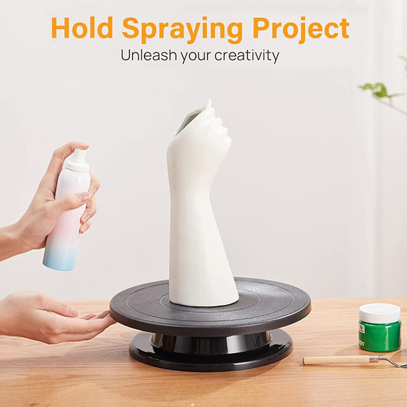 Forgó lemezjátszó gravírozó kerekek forgó torta lemezjátszó festés forgóasztal könnyű tartó festéshez