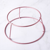 Tortų formų aušinimo lentyna neprideganti rožinio aukso apversta aušinimo lentyna tinka 6 colių 8 colių torto formų kepimo reikmenys tortų stovas