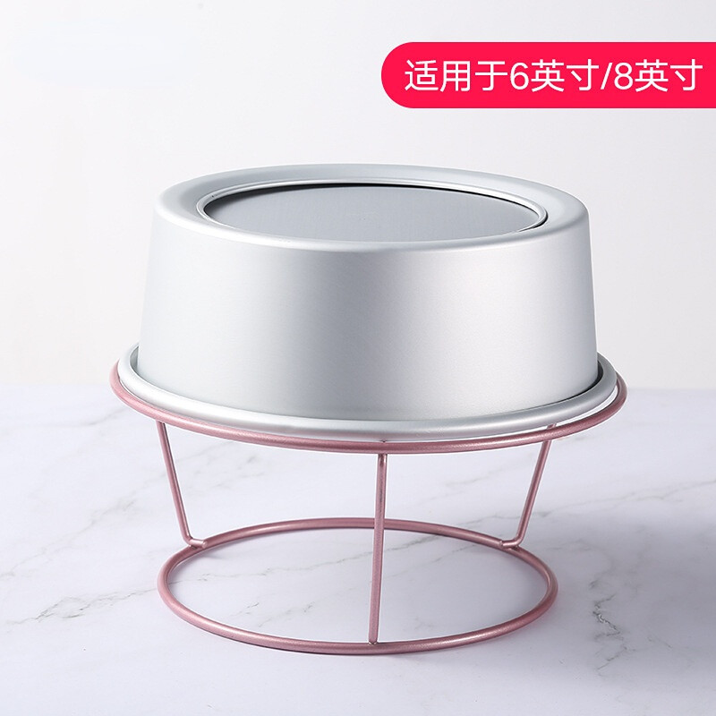 Tortų formų aušinimo lentyna neprideganti rožinio aukso apversta aušinimo lentyna tinka 6 colių 8 colių torto formų kepimo reikmenys tortų stovas