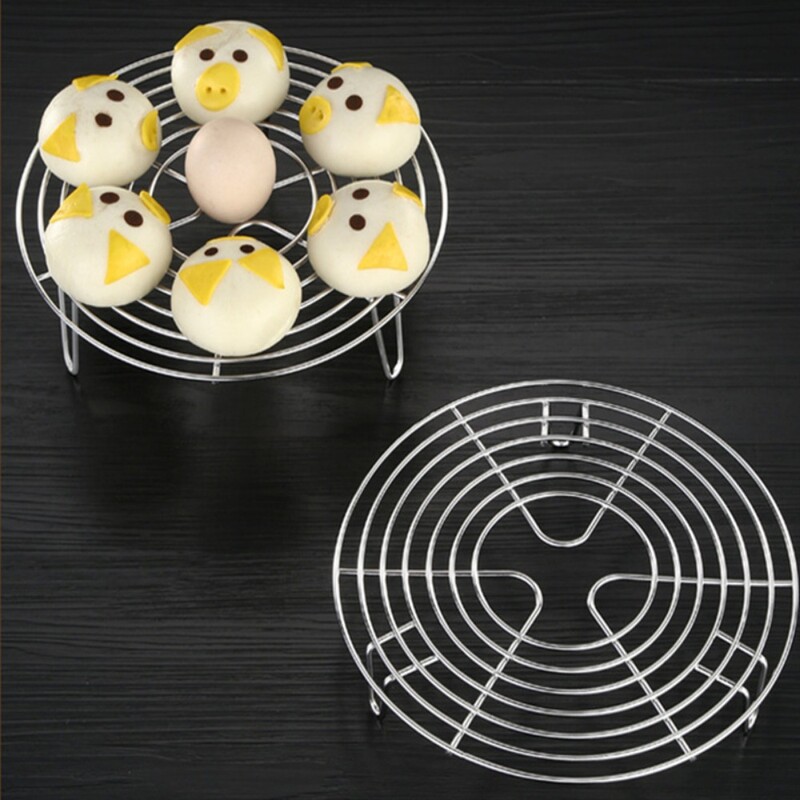 15,5–27,5 cm nerūdijančio plieno garintuvo stovas, apvalus, ilgaamžis, ilgaamžis puodo slėginė viryklė Trivet Virtuvės indų priedai