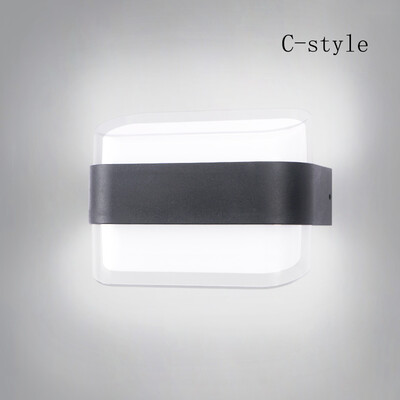 Minimalism Led välisseinavalgusti veekindel IP65 Led välisvalgusti verandavalgustid rõdu aia välisseinavalgusti AC85-265