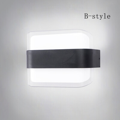 Minimalism Led välisseinavalgusti veekindel IP65 Led välisvalgusti verandavalgustid rõdu aia välisseinavalgusti AC85-265