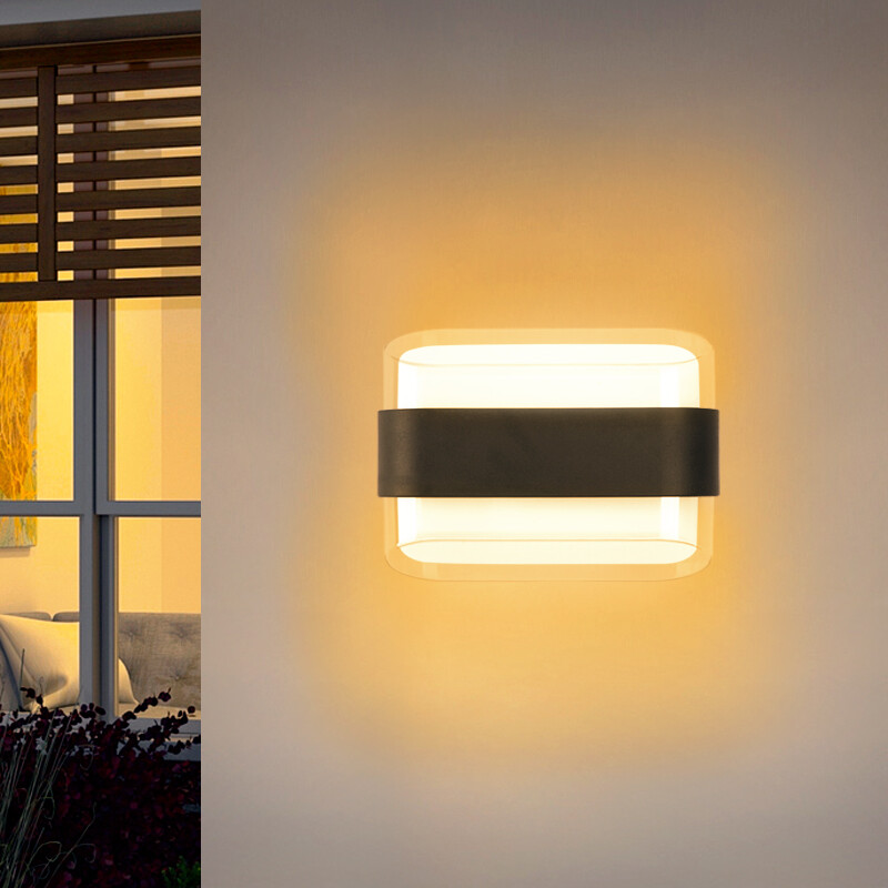Minimalism Led välisseinavalgusti veekindel IP65 Led välisvalgusti verandavalgustid rõdu aia välisseinavalgusti AC85-265