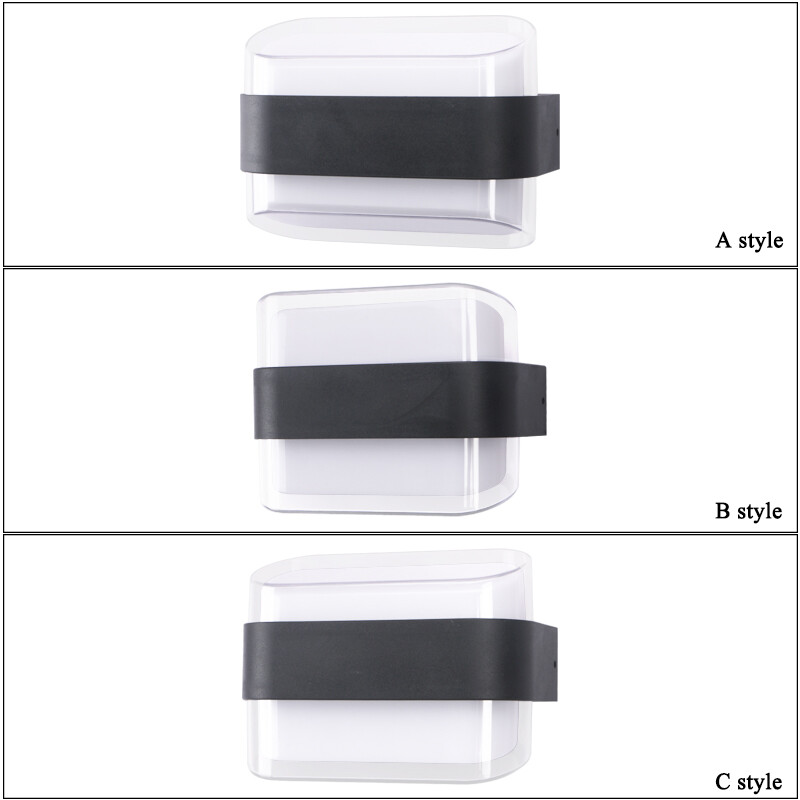 Minimalism Led välisseinavalgusti veekindel IP65 Led välisvalgusti verandavalgustid rõdu aia välisseinavalgusti AC85-265