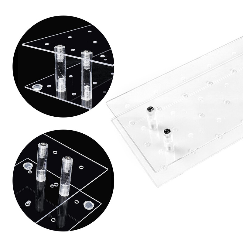 Akrilinis ledinukų stovas su 21 skyle permatomas saldainių laikiklis Ledinukų ekranas Nuimamas torto ledinukų stovo laikiklis Kepimo įrankiai