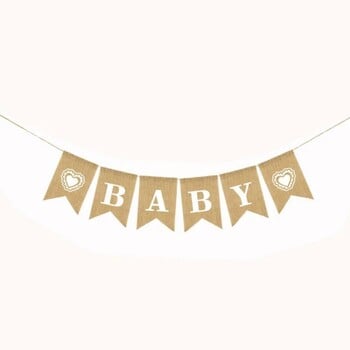 Спално бельо Добре дошли, бебе Банер Стенен гирлянд за Baby Shower Разкриване на пола Реквизит за снимки на парти Декорации за парти за рожден ден