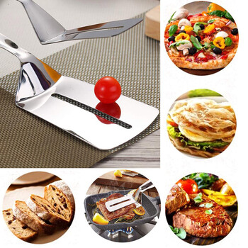 Household 304 Frying Shovel Pancake Fried Fish Shovel Pizza Steak Clip Barbecue Grilling Tong Kitchen Clamp Εργαλείο μαγειρέματος