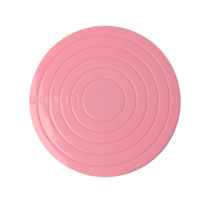 1vnt virtuvės keptuvės kepimo įrankis Plastikinė pyrago lėkštė, besisukantis neslystantis apvalus pyrago stovas. Tortų dekoravimo sukamasis stalas