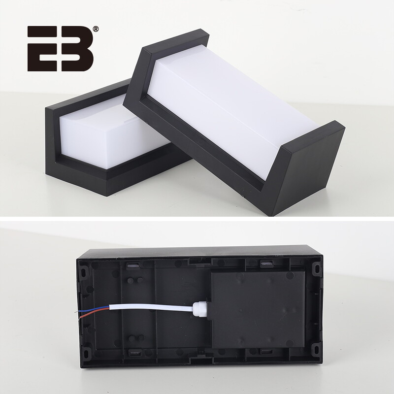 Ebuybest kültéri fali lámpa vízálló IP65 AC90-260V külső LED fali lámpa Modern homlokzati veranda Kerti kapu fali világítás