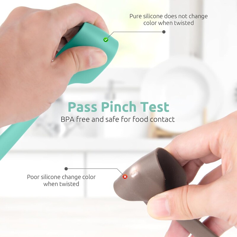 4vnt Silikoninė kreminė mentelė Nelipni sviesto mentelė Karščiui atsparūs virtuvės kepimo įrankiai DIY tortų kepimo įrankiai