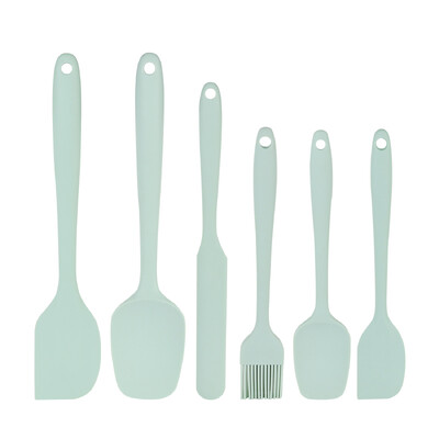 6 tk/komplekt Silikoonist spaatlikomplekt Toidukvaliteediga mittekleepuvad kuumakindlad spaatlite pööraja toiduvalmistamiseks Küpsetamiseks segamiseks küpsetustööriistad