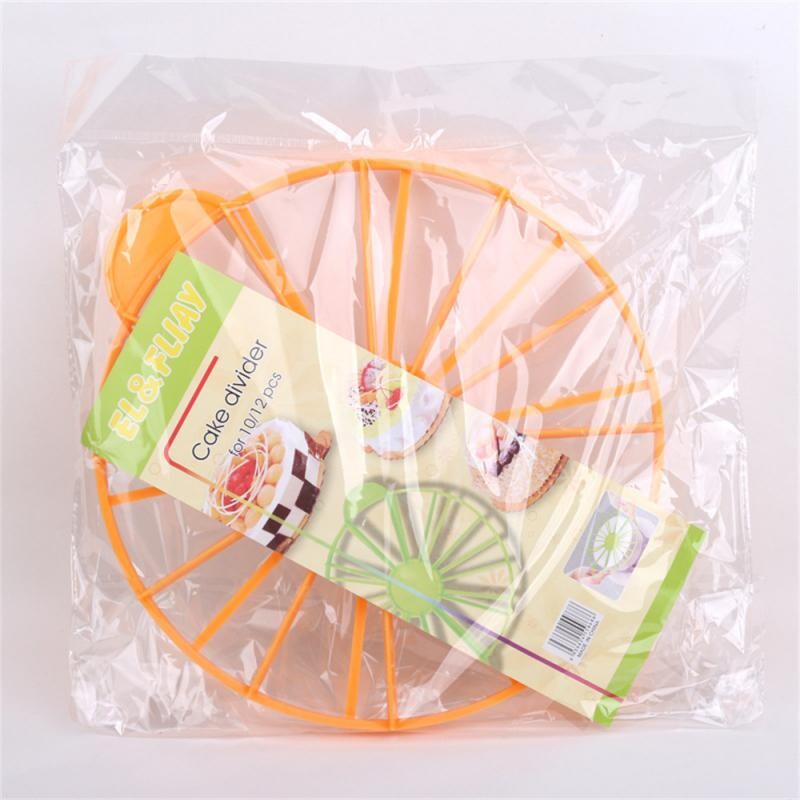 Torto porcijos griežinėlių žymeklis 10/12 vienetų lygių dalių apvalus pyrago duonos daliklis pjaustyklės pjaustyklės žiedas Saugus, netoksiškas kepimas