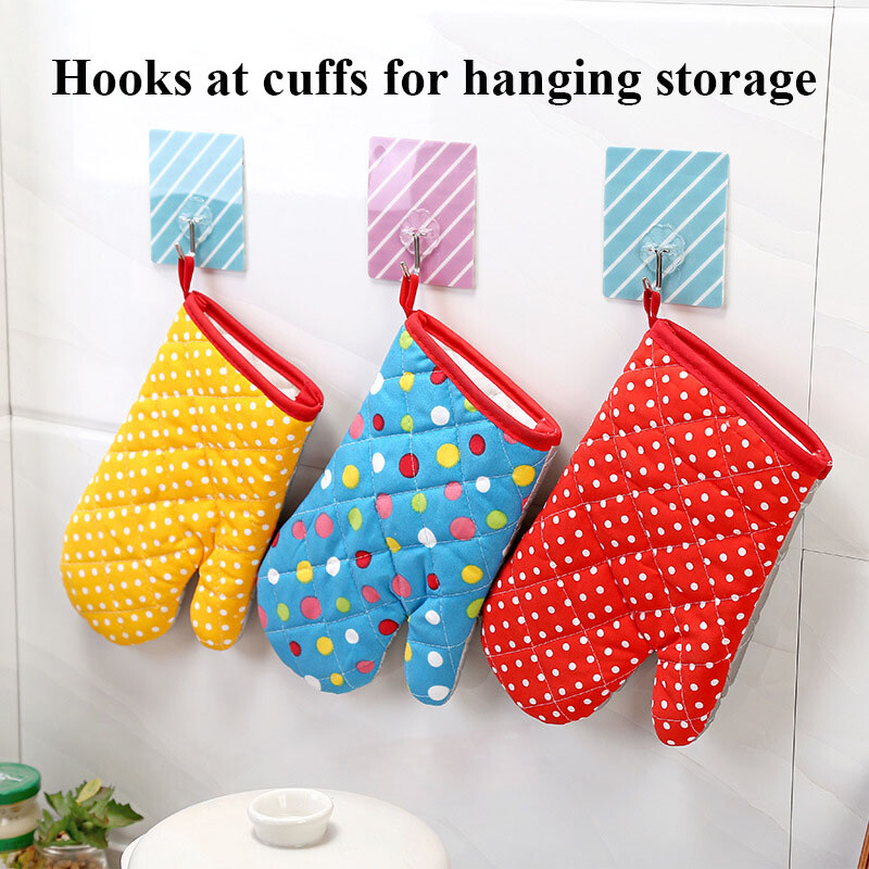 Ujjatlan mikrohullámú sütő kesztyű csúszásmentes háztartási vastagított hőszigetelt sütéshez hőálló kesztyű sütőkesztyű aranyos konyhai eszköz