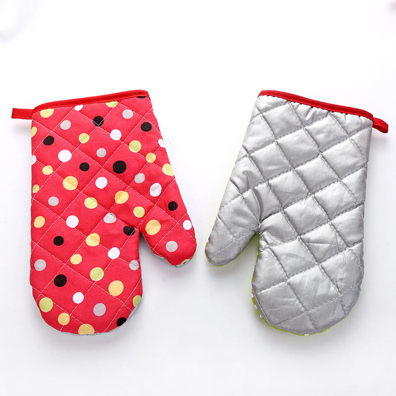 Ujjatlan mikrohullámú sütő kesztyű csúszásmentes háztartási vastagított hőszigetelt sütéshez hőálló kesztyű sütőkesztyű aranyos konyhai eszköz