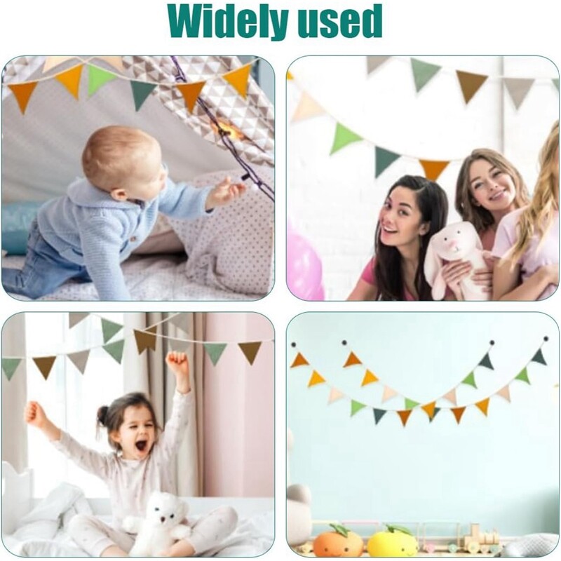 Lógós zászló transzparens gyereksármány zászló zászlók mosható pamut szövet háromszög lobogó füzér nappaliba és hálószobába