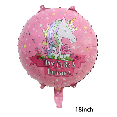 Πανό για πάρτι Unicorn Γιρλάντα στέκεται Μονόκερος Μπαλόνι Παιδικά κορίτσια Διακόσμηση γενεθλίων Banner Baby Shower Μονόκερος διακόσμηση πάρτι