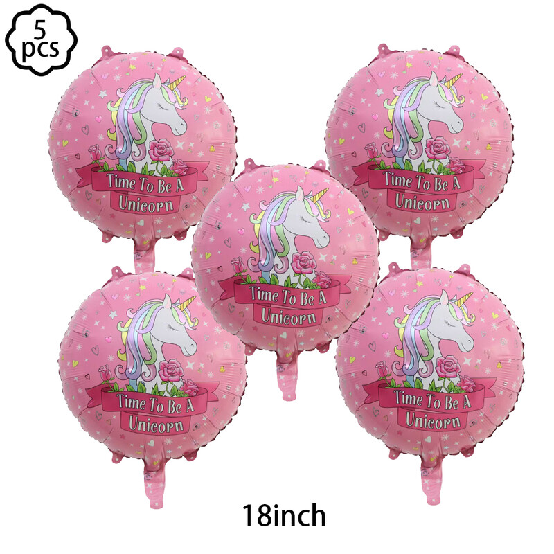 Unicorn Party Banner Girland álló Unicorn Balloon Gyerek lányok Születésnapi Dekoráció Banner Baby Shower Unikornis party dekoráció