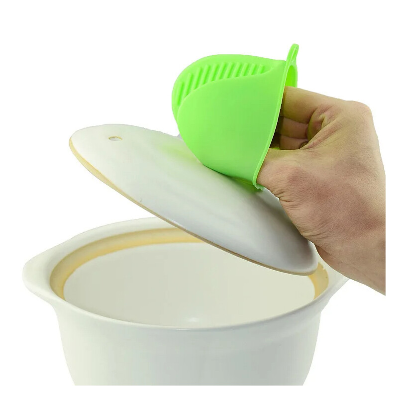 1 db sütőkesztyű szilikon hőálló csipesz kesztyű főzéshez szorító fogantyú edénytartó és edénytartó konyhába