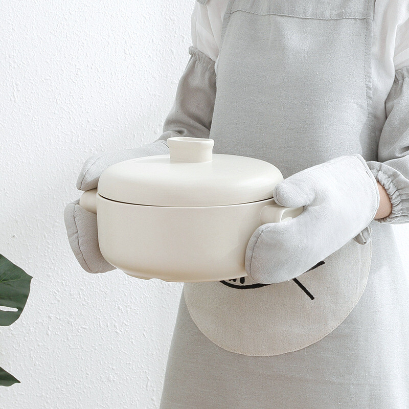 Hőszigetelő kesztyű, forrázásgátló mikrohullámú kesztyű, magas hőmérsékletnek ellenálló konyhai sütőkesztyű