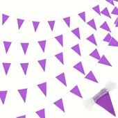 1PC Triangle Color Flag Μαζική γιρλάντα Grand Opening Mardi Gras Διακόσμηση πάρτι γενεθλίων Εορταστική γιορτή σε εξωτερικούς χώρους (Πολύχρωμα)